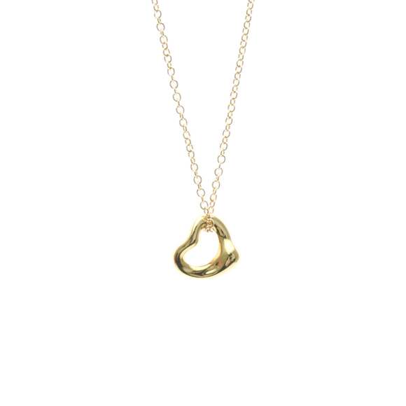 TIFFANY 18k Gold Heart Necklace